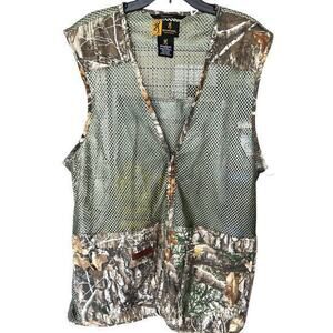 BROWNING mesh realtree hunting trapper vest NWOT SZ XL